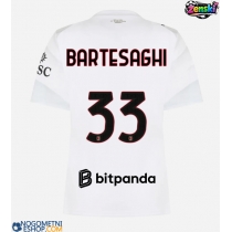 Ženski Nogometni dresi AC Milan Davide Bartesaghi #33 Gostujoči 2026-27 Kratek Rokav